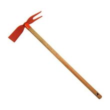 Sacho 2 Pontas com Cabo 60cm para Agricultura com Pintura Eletrostática Preto DTOOLS Universo do Lar