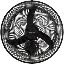 Ventilador de Parede 130W 50CM Preto New para Ambientes Comerciais com Ventilação Potente 110V