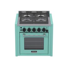 Fogao a Gas de Embutir 4 Bocas Venax Temis Verde