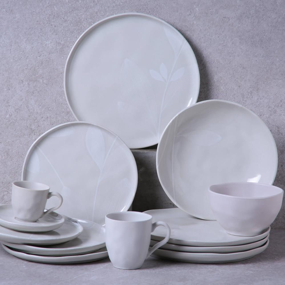 Encontraproduto.com.br - Conjunto Com 6 Xícaras De Café Com Pires Bio Stoneware Açucena 120Ml