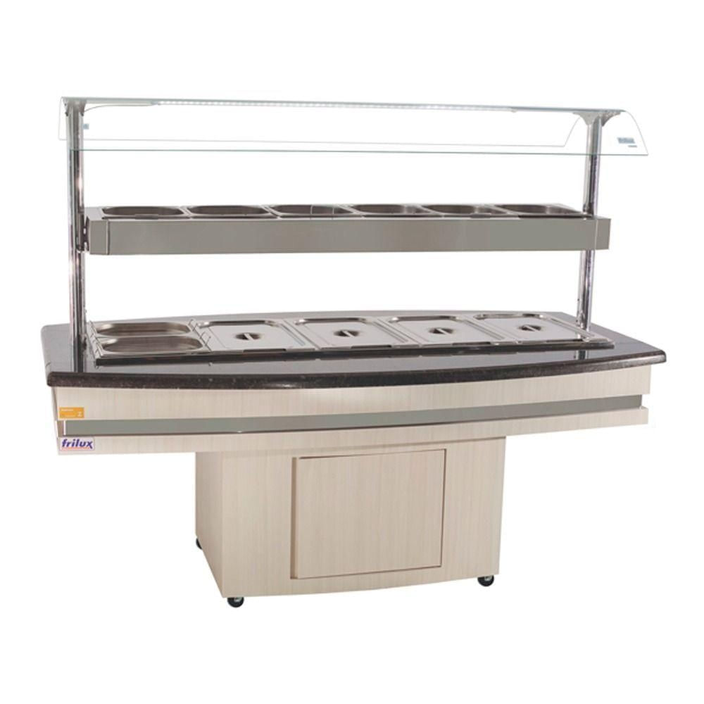 Buffet Quente E Frio 12 Gns Rf131 Frilux Buffet Quente E Frio 12 Cubas ...