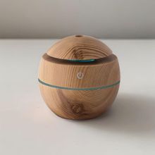 Umidificador e Difusor de Óleo Essencial Amadeirado Tpc 120 ml para Aromaterapia Usb