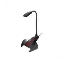 Microfone Gamer MI-G10BK Condensador com Captação 360° Preto C3tech