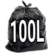 Saco para Lixo 100 Litros Reforçado Preto 75x90cm Pacote com 100 Unidades Higipack