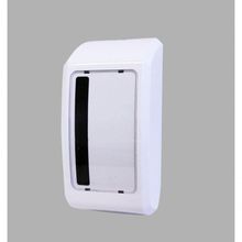 Suporte Kai Kai Elite para Papel Higiênico Intercalado em Plástico ABS com Fechadura Branco Higipack