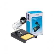 Suporte para Ferro de Solda com Esponja Vegetal Super Resistente Preto Grupo MXT