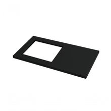 Tampo Mdp De 114 Cm Para Cooktop 5 Bocas Preto