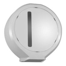 Suporte Elite para Papel Higiênico em Rolo 300 a 400 METROS ABS Branco com Visor Higipack