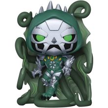 Boneco Colecionável Pop Marvel Mech Strike Monster Hunters Dr Doom #990 com Articulação Robusta