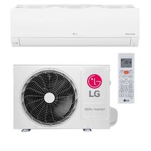 Ar Condicionado Split LG Hi Wall Dual Inverter Compact Ai 9.000 Btu/h Frio Monofásico Branco S3-Q09AAQAK 220V