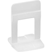 Espaçador Nivelador Cortag Para Pisos Cerâmicos 1 Mm Branco - Pacote Com 100 Peças