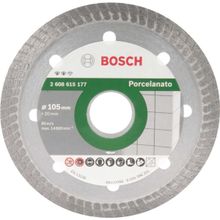 Disco De Corte Diamantado Bosch Expert 105 Mm Turbo Para Serra Mármore Corte Fino 1,2 Mm Para