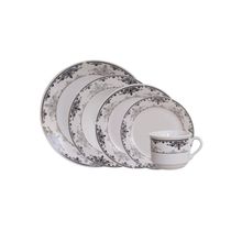 Aparelho de Jantar 20 peças Hauskraft Liliana em Porcelana