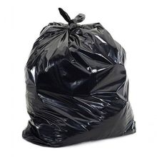 Saco de Lixo Preto 100 Litros 75x90 em Polietileno Pacote 50 Unidades Higipack