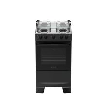 Fogão 4 Bocas Atlas Mônaco Plus Automático Mesa Inox Preto Bivolt