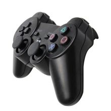 Controle sem Fio para Videogame MDM Compatível PS3 com Conexão Bluetooth Vibração Dupla Preto