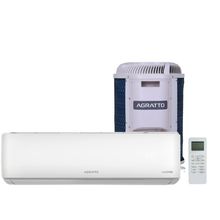 Ar Condicionado Split Agratto Hi Wall Zen Top Inverter 9.000 Btu/h Quente E Frio Monofásico Branco ZICST9QF-02 220V