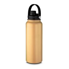 Garrafa Térmica Parede Dupla 1,1L em Aço Inox com Alça e Vedação Silicone para Bebidas Quentes