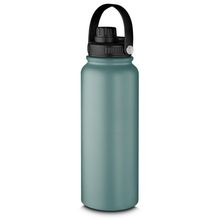 Garrafa Térmica Parede Dupla 1,1L em Aço Inox com Vedação Silicone Verde