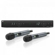 Microfone Duplo sem Fio XSW1-835DU com Sistema UHF de 2 Canais para Cantores e Apresentadores