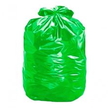 Saco de Lixo Padrão Gigante 60L Verde Pacote com 100 Unidades Higipack