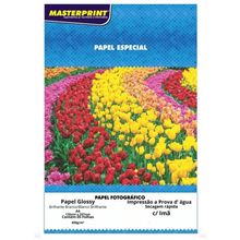 Papel Fotográfico Masterprint 302010009 Glossy com Ímã A4 Pacote 05 Folhas Branco