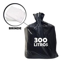 Higipack Saco de Lixo 300 Litros Super Reforçado 100 Unid Lx3 com 2 Pacotes de 50 Unidades