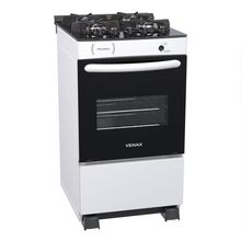 Fogao a Gas 4 Bocas Venax Picasso Vitreo Branco