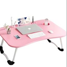 Mesa Para Notebook Rosa Com Luz Led E Ventilador