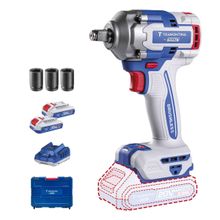 Chave De Impacto Tramontina 1/2 (12,7 Mm) 20v 405 N.m Brushless - Com 2 Baterias 20v 2,0ah,