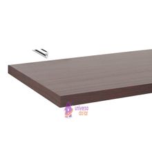 Prateleira Tramontina Elite Madeira Pinus Acabamento Cor Tabaco Suporte Invisível 1200x250x25mm Tramontina