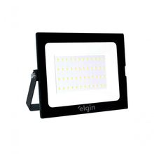 Refletor LED 50W IP65 6500K para Área Externa com Proteção Contra Água e Poeira Preto Elgin