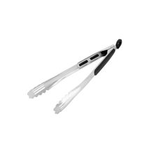 Pegador Pinça Alimentos Carne Grande Vazado Inox 39cm