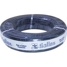 Cabo Para Microfone Balanceado OFHC 2 X 0,30mm² (22AWG) Preto Tiaflex RL / 100