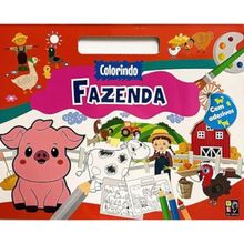 Fazenda - Colorindo com adesivos
