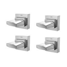 Kit 4 Acabamento Para Registro Docolbase Next 1/2" 3/4" 1" Cromado Docol