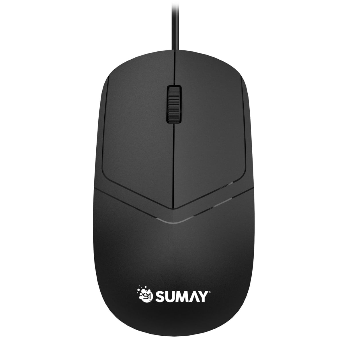 Mouse Óptico Sumay SM-MO1311 USB Fio 1200DPI 1,8m Preto
