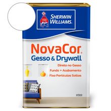 Tinta NovaCor Para Gesso Branco Sherwin Williams 18L