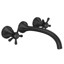Misturador Para Lavatório De Parede Dn15 Perola Black Mate Deca
