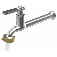 Torneira de Parede p/Cozinha c/Bico Pratic 18cm Cromada DN15 DN20 Romar