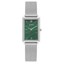 Relógio Euro Feminino Ref: Eu2035zas/4v Retangular Mesh Prateado