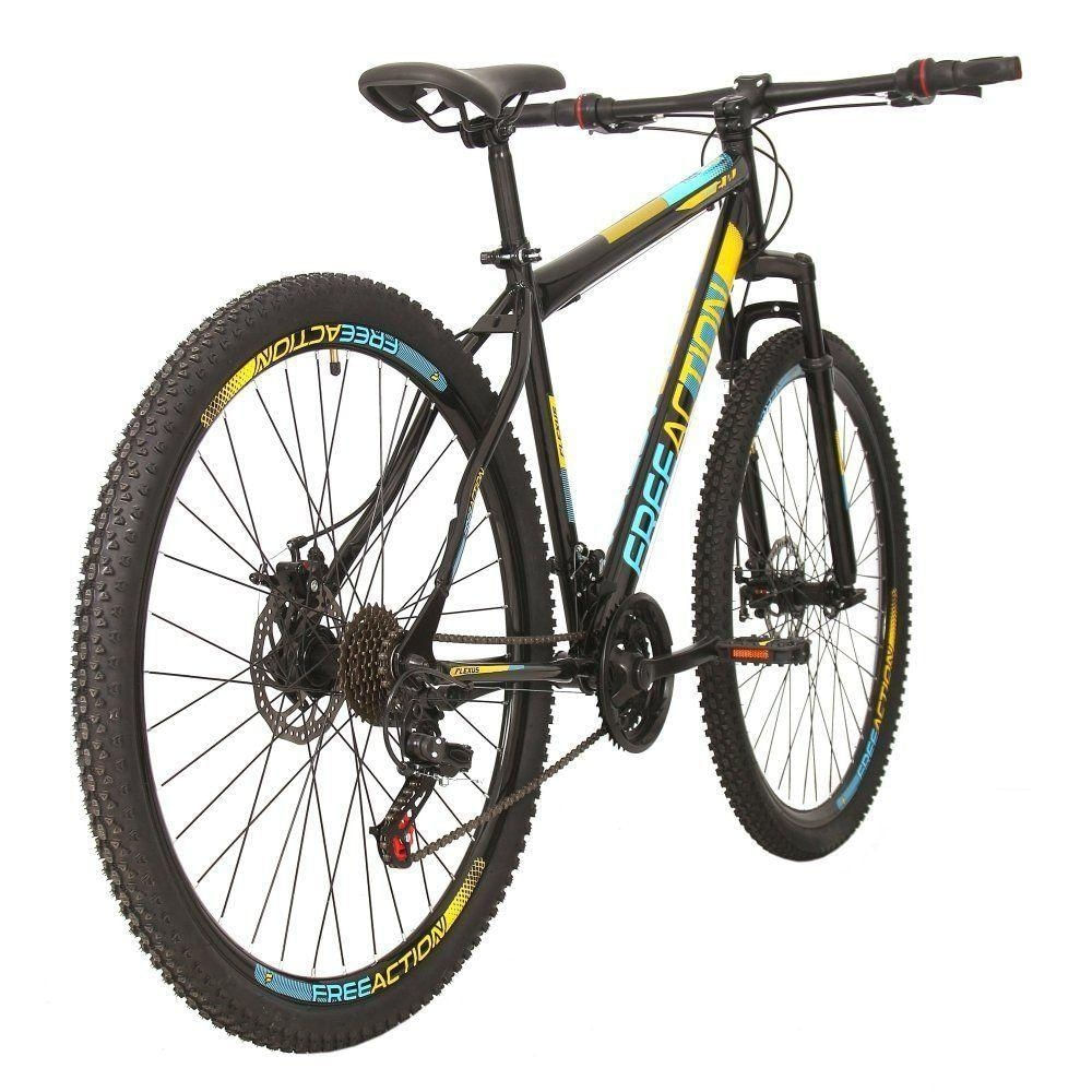 Bicicleta Flexus 2.0 Mountain Bike Aro 29 Quadro Aço 21v Free Action ...