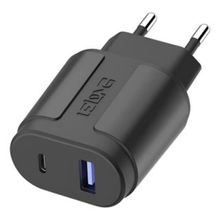 Kit Cabo Type-C + Adaptador PRETO Carga Super Rápida