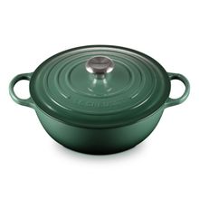 PANELA MARMITA LE CREUSET 32CM SIGNATURE EM FERRO FUNDIDO VERDE ARTICHAUT 21114327954430