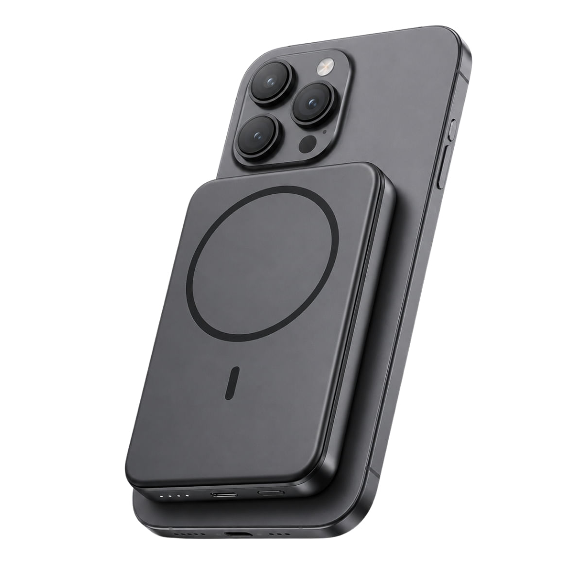 Power Bank Universal 5000mAh 15W Para Smartphone Preto