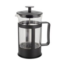 Cafeteira Prensa Francesa Vidro e Plástico 300ML para Café Chá e Infusões Preto Fratelli