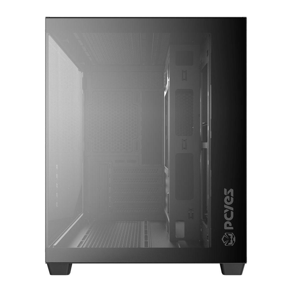 Gabinete Gamer Forcefield V2 Black Vulcan GFFV2BV Mid-tower Mini ITX ...