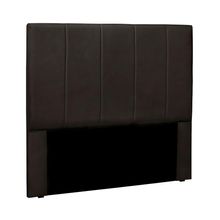 Cabeceira Casal Anya 140cm para Cama Box Estrutura MDF-MDP Estofada Corino Marrom Loja Sheep