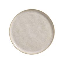 Prato Raso Bio Latte 1a Classificação Stoneware 21cm Design Orgânico Porto Brasil