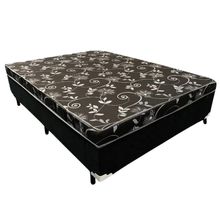Cama Box Conjugada Casal Cama Conjugado Casal Ortopédica 43x138x188 Espuma 8cm